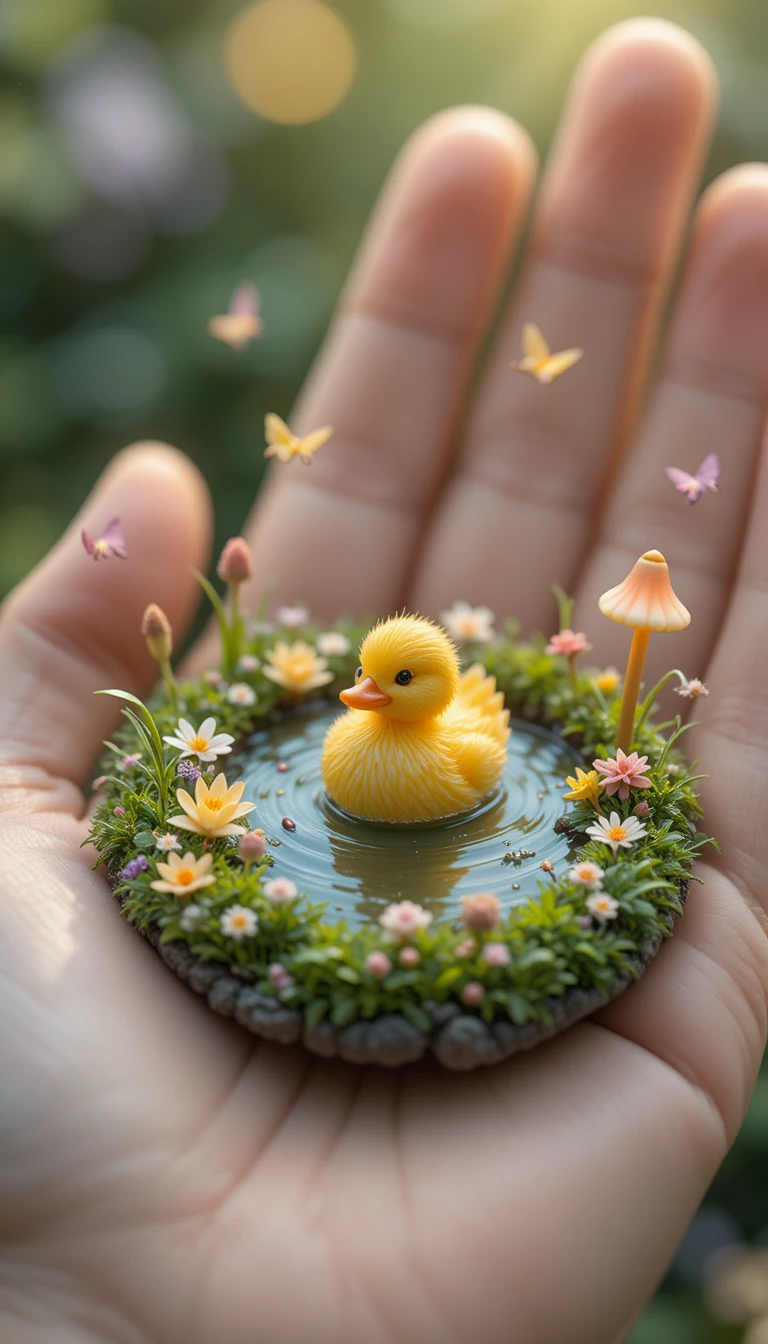 🪷  The Tiny Duckling’s Enchanted Pond